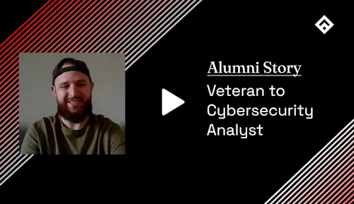 Alumni Story Veteran to Cybersecurity Analyst