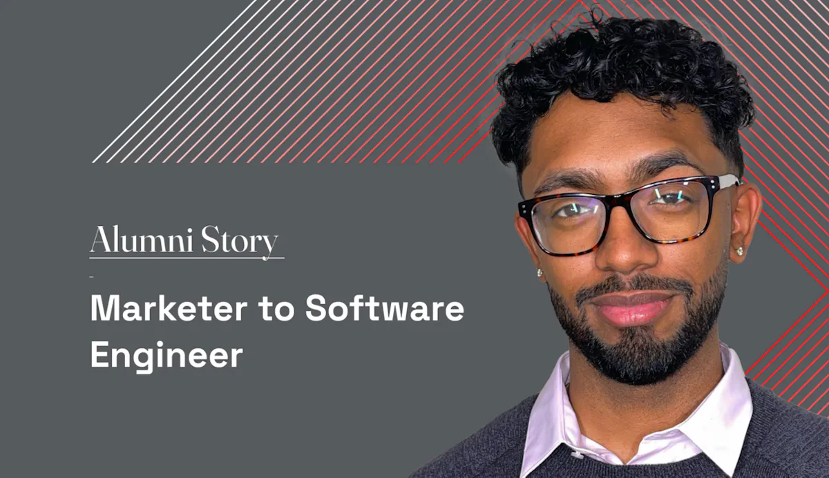 Large Alumni Story Marketer to Software Engineer